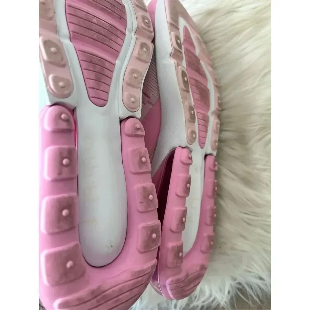 Nike Air Max 270 GS Pink Foam White Sneakers Size 7Y CV9645-600
